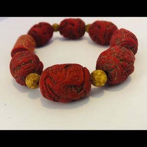 Cinnabar Style Stretch Bracelete